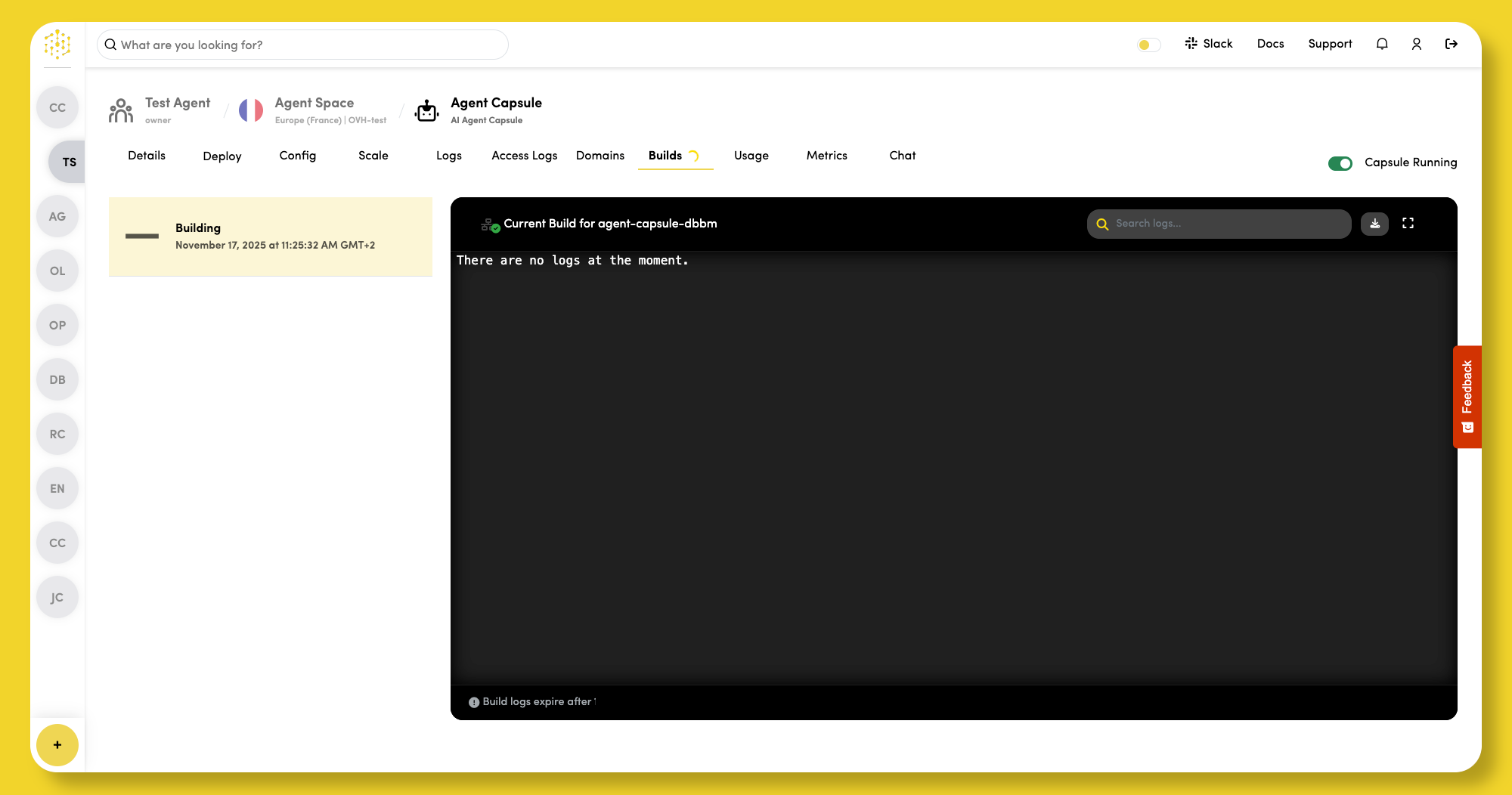 Build Logs