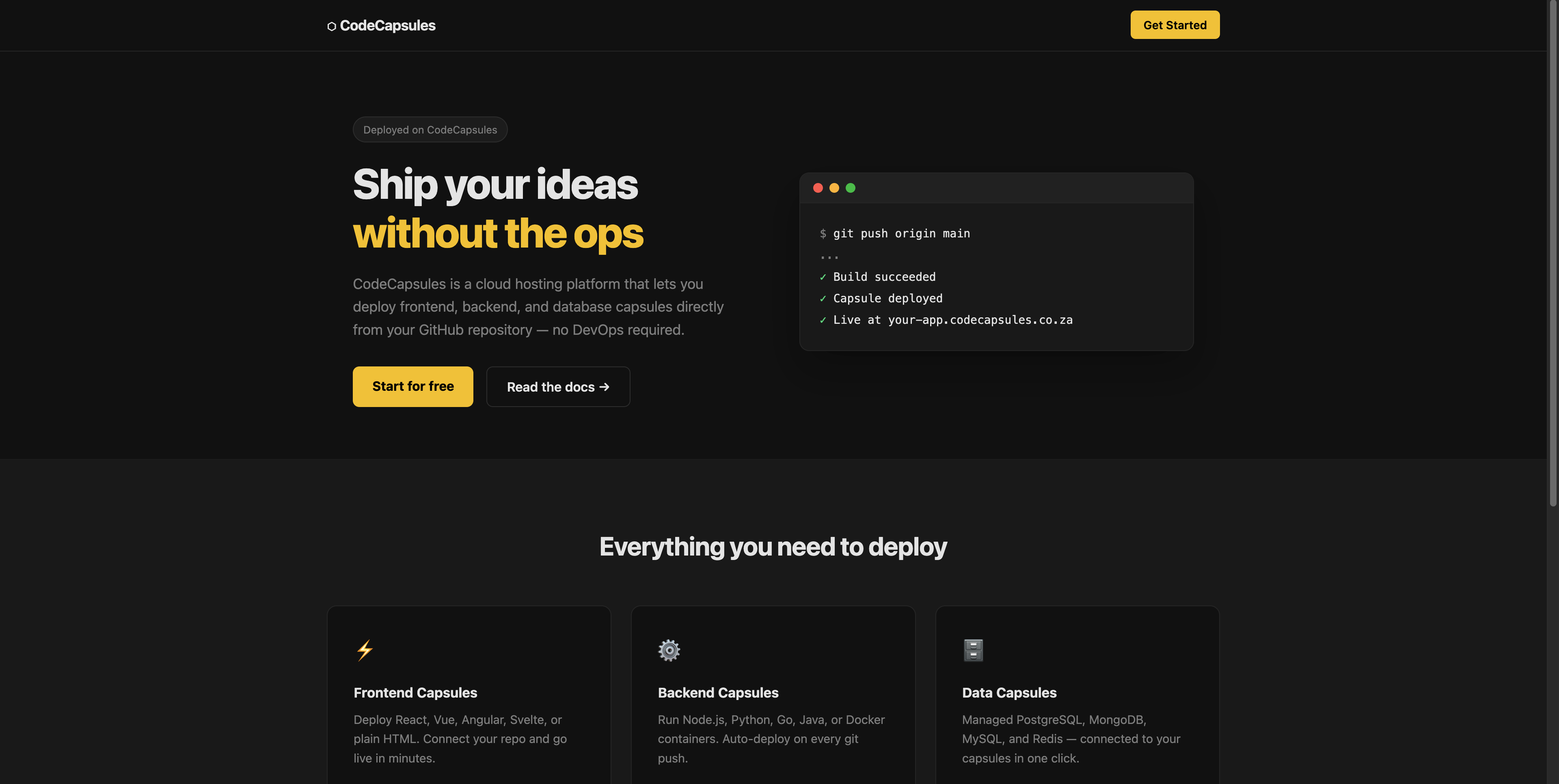 Deployed App