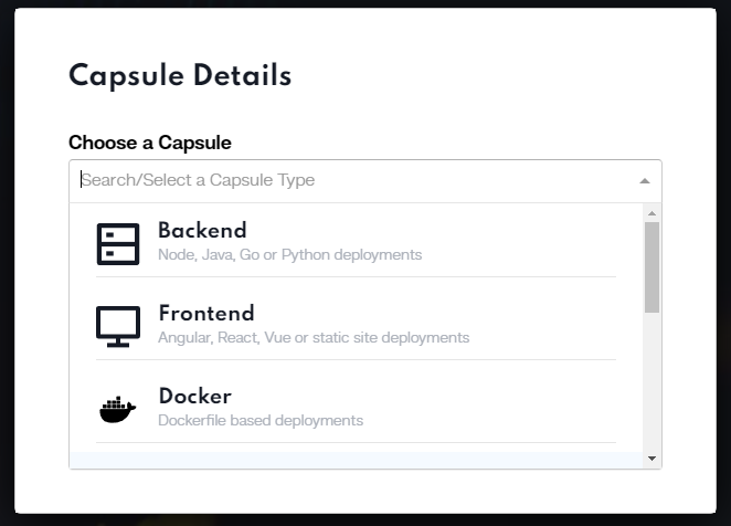 Code Capsules - Capsule details