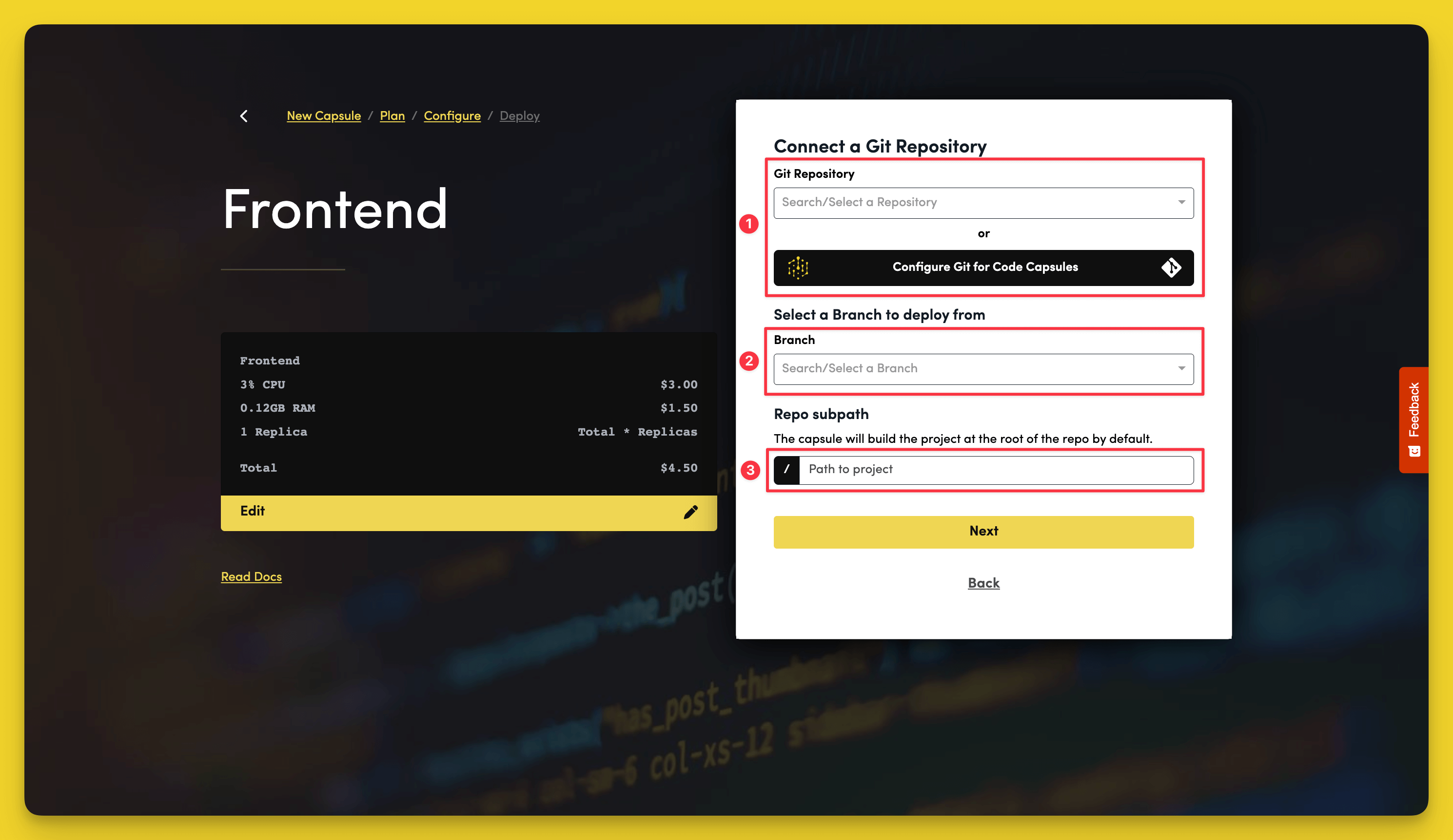 Connect a Repository