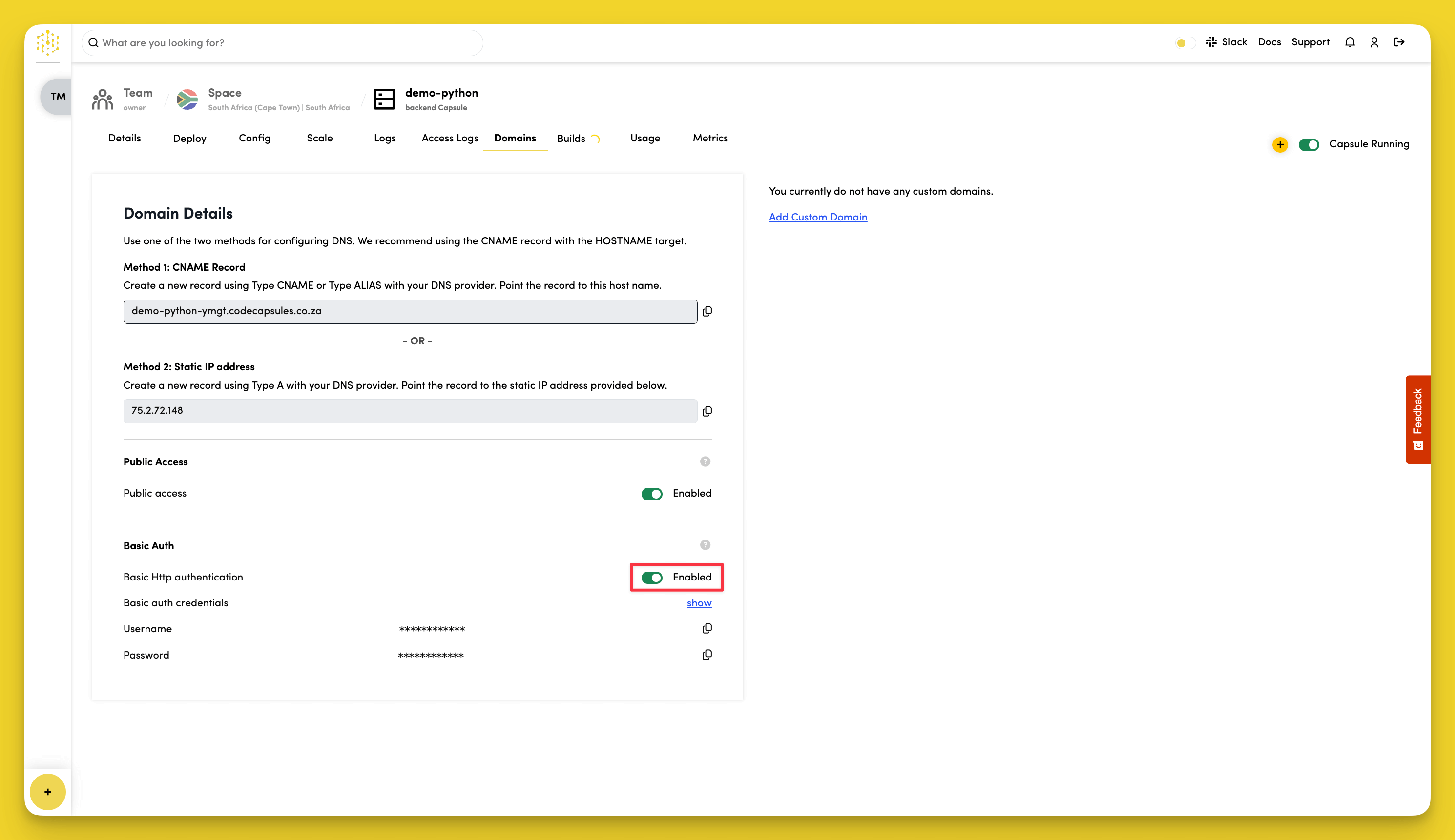 Basic Authentication